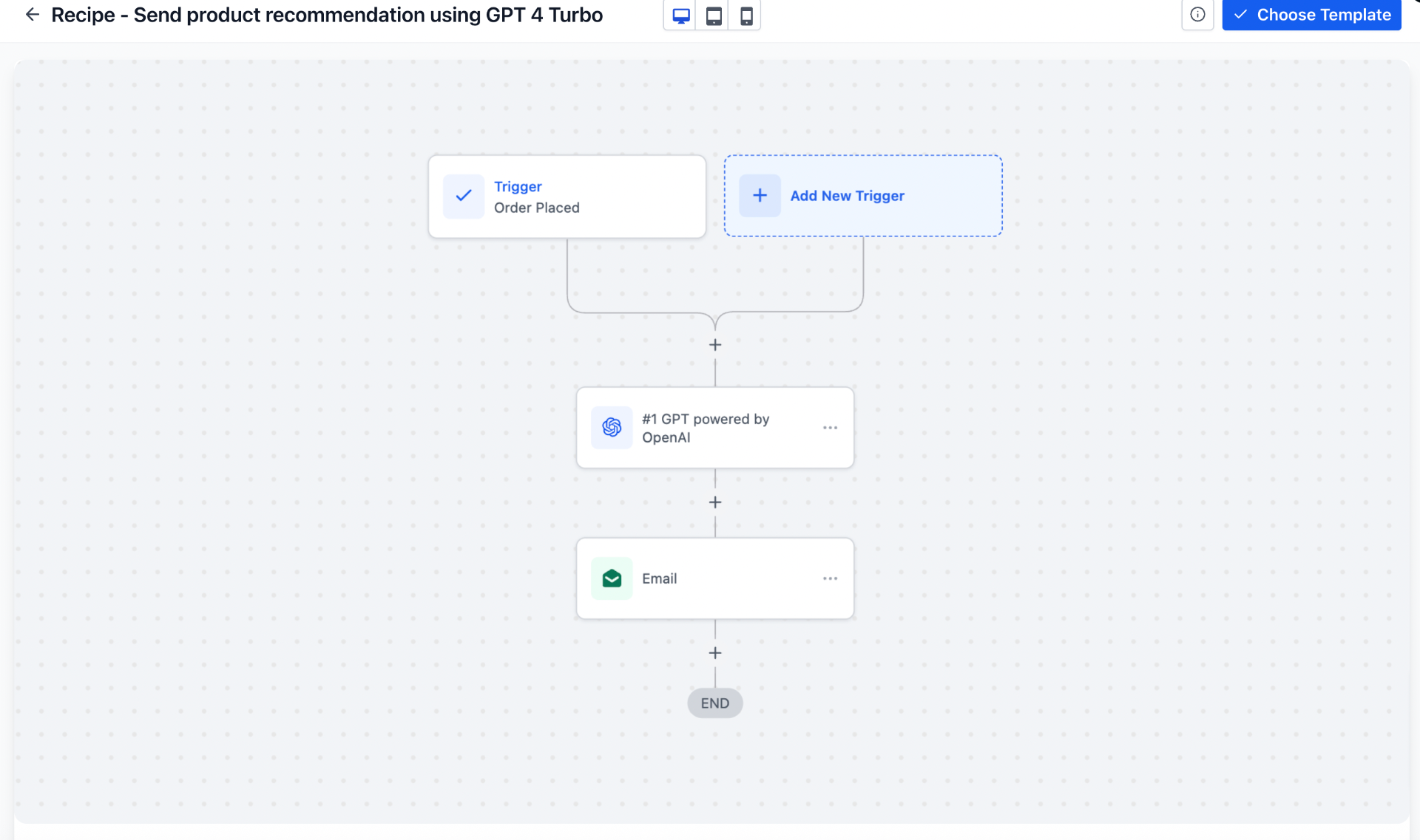Order event workflow
